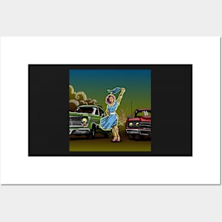 The Gasoline Queen or Race at Twilight grosvenordesign grosvenor John Posters and Art